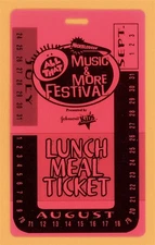 Nickelodean 1999 All That Music Festival 98 Degrees Laminated Backstage Pass