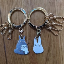 My Neighbor Totoro Keychain Set Ghibli Metal Keyring
