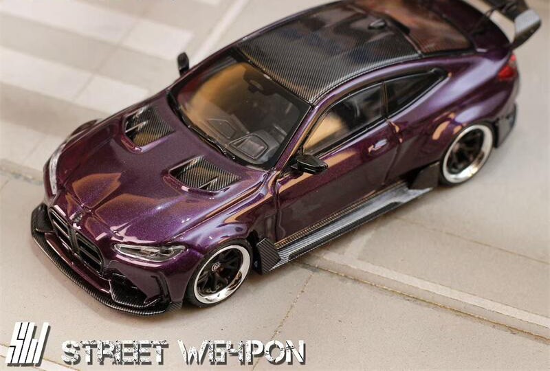 SW 1:64 G82 M4 Dark Purple Diecast Model Car | eBay