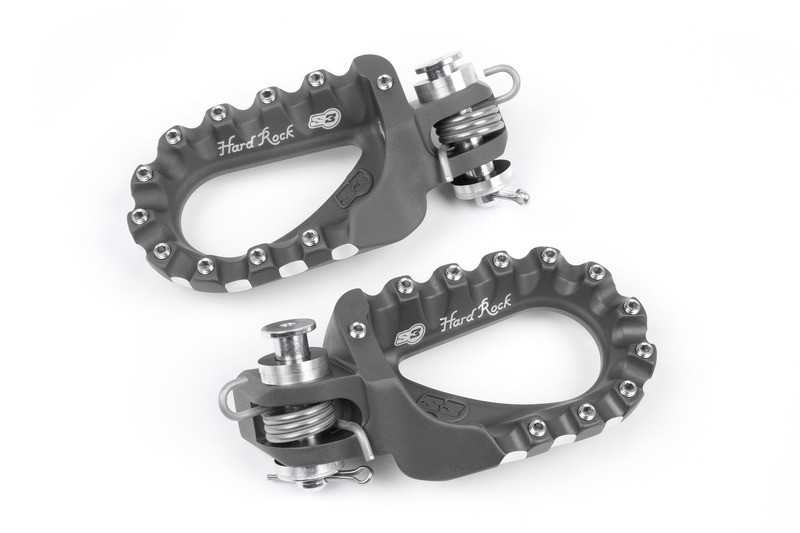 Repose-pieds S3 Hard Rock Enduro en aluminium contre la fatigue