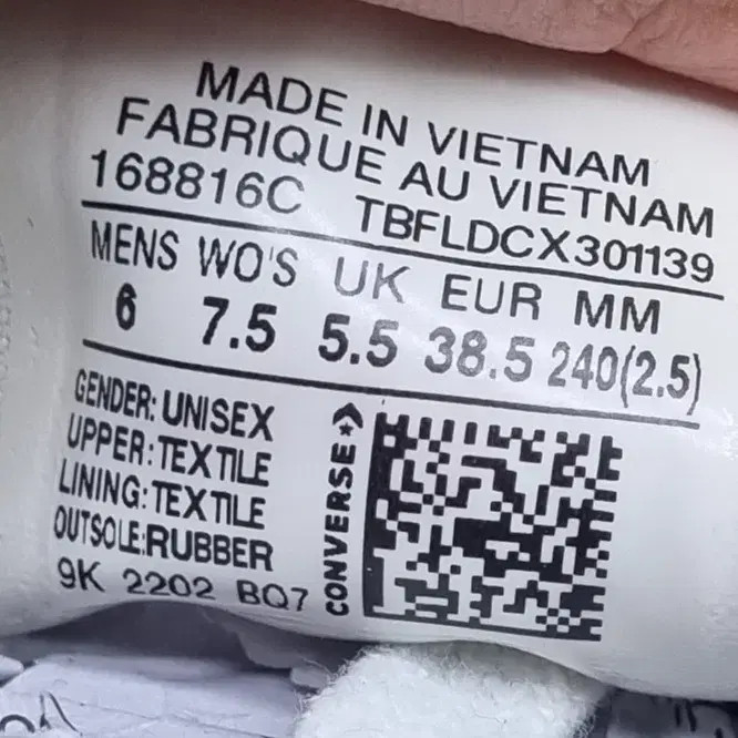 Converse Runstar Hike Low Sneakers 240mm Good Condition