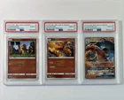 Pokemon Japanese Detective Pikachu PSA 10 Set Charizard GX Charizard Charmander