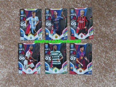 Panini FIFA 365 2026 Adrenalyn XL Rising Stars Set Full Alle 6 Karten Komplett