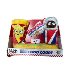 Costco Food Court 4 pack Dog Toys