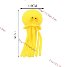 Octopus Bath Toy Squeeze Water Absorbing Sensory Toy for Kids Toddlers