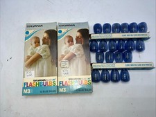 Sylvania Blue Dot Flashbulbs M3B           Lot of 2 Boxes 20 Total Bulbs Unused