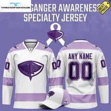 South Carolina Stingray Cancer Awareness 2025 Hockey Jersey All Sizes