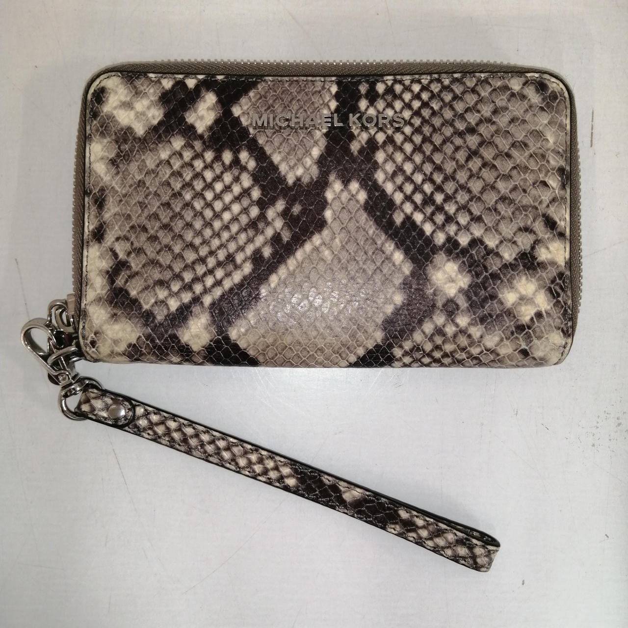 MICHAEL KORS Python pattern long wallet Model BEG… - image 1