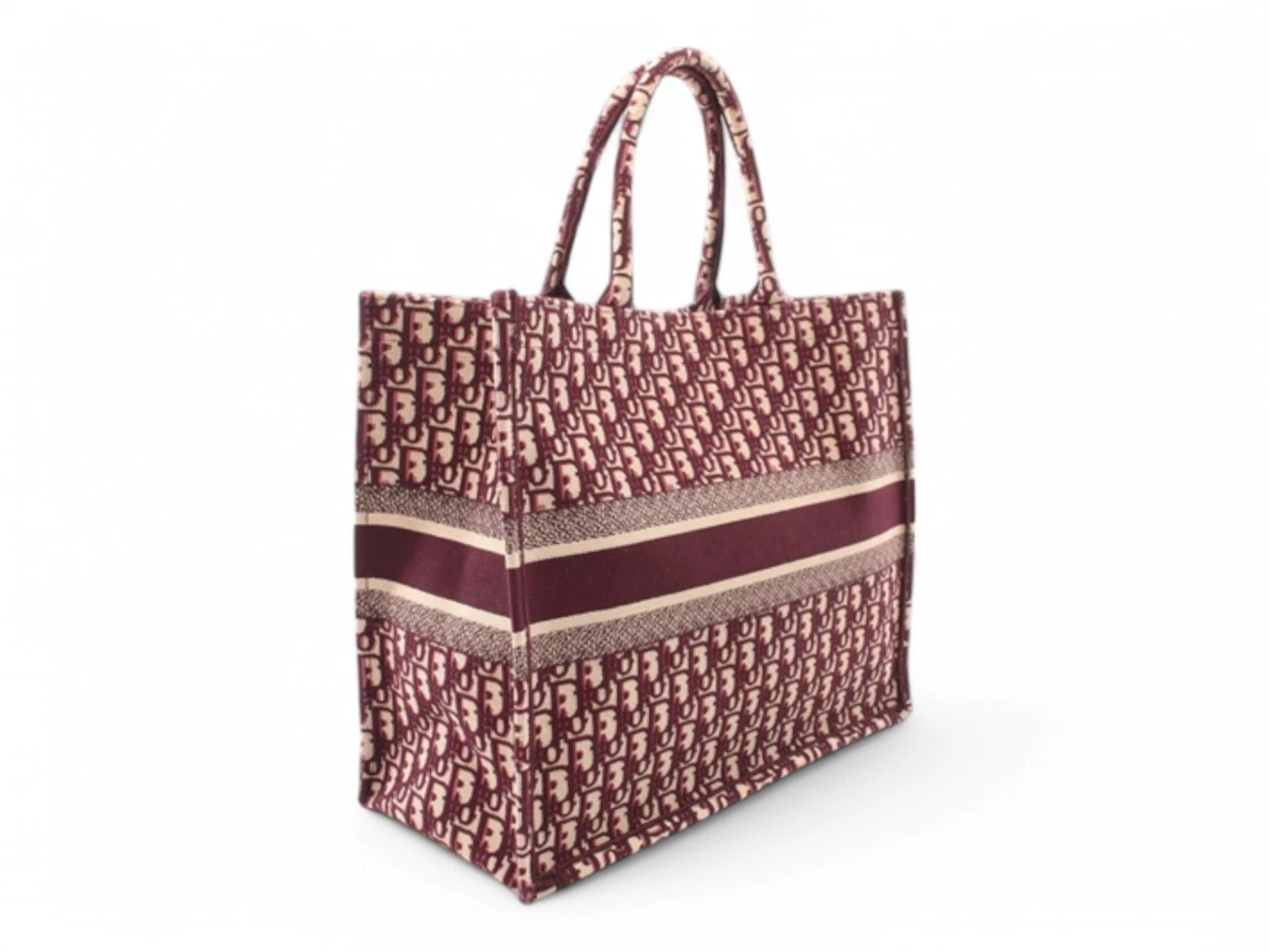 Grand sac fourre tout en toile oblique Dior Book pour femme M1286ZRIW occasion