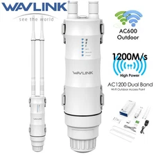 WAVLINK 600/1200Mbps Outdoor WiFi Router Extender Access Point Internet Repeater