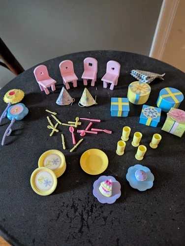 Vintage Barbie Happy Family Neighborhood Toddler Birthday Party Accessories Lot