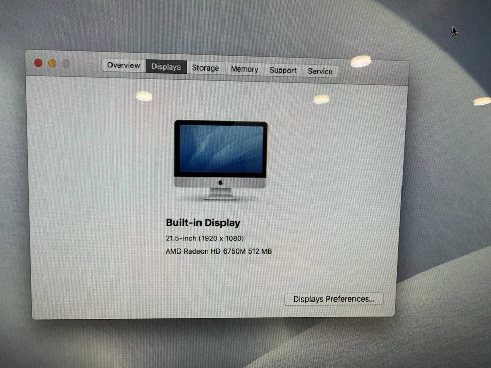 Apple iMac A1311 21.5" Escritorio Mc309ll/A (mayo, 2011) Excelente Estado Foto 3 de 4