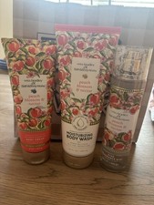 Brand New Bath Body Works 3pc Set Vera Bradley Peach Blossom Nectar