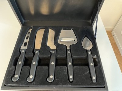Frabosk Käsemesserset 5-teilig im edlem Holzetui, Unbenutzt!