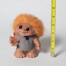 Vintage Thomas Dam 1967 playmate troll in mint condition with long orange hair.