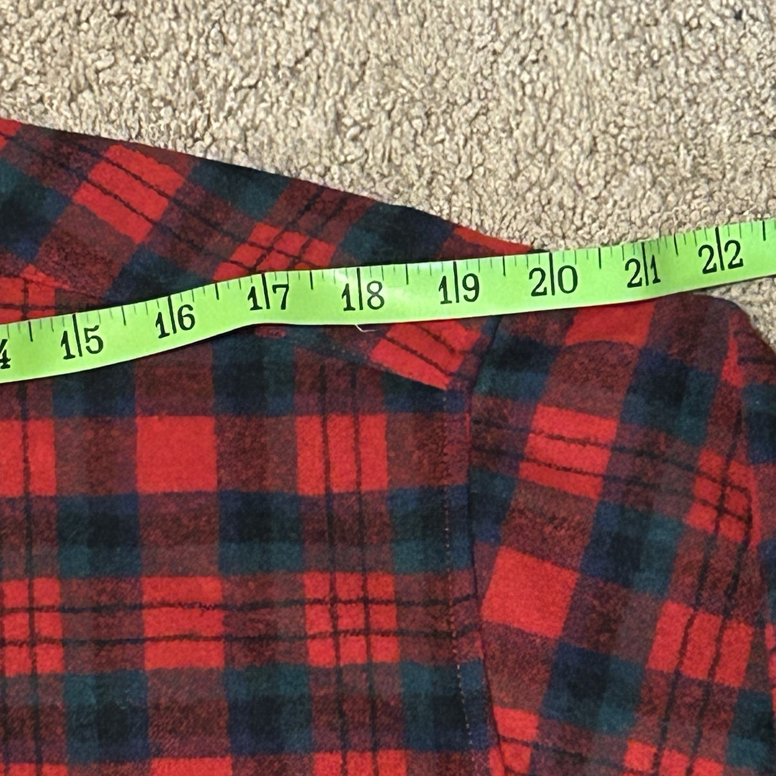 Pendleton Macduff Tartan Wool Button Up Shirt Red… - image 14