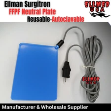 Ellman Surgitron 4.0 Dual RF 90 H4 Grounding Patient Plate Valley-Lab Connector