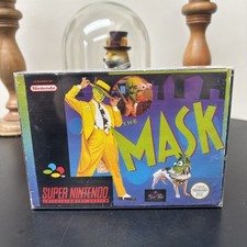 The Mask SNES - PAL UK - The Mask Super Nintendo - Very Rare - Boxed & Complete.