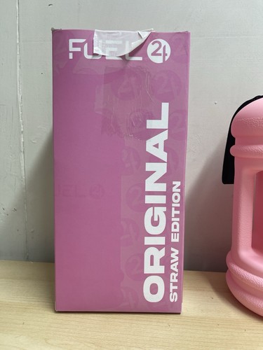 Fuel24 BPA Free Extra Strong Flex Water Bottle - 2.2L Litre Jug Straw Cap Blush - 第 3/5 張圖片