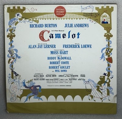 Camelot Opera - Richard Burton & Julie Andrews LP G+, Columbia 6-eye KOL 5620