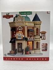 2009 Lemax Coventry Cove The Book Worm Christmas Village lighted #95876 *Read*