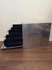 8x20x19 Aluminum Wheel Well Tool Box With 5 Drawers For Pickup Truck Storage