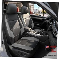 Front Seat Covers for Kia Sportage Forte Telluride Sorento Seltos Black  Gray