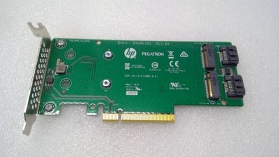 HPE 759505-001 Dual Drive PCIe Riser Card SATA M.2 759238-001 LOW