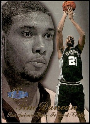 1997-98 Flair Showcase #5 Tim Duncan Rookie E1