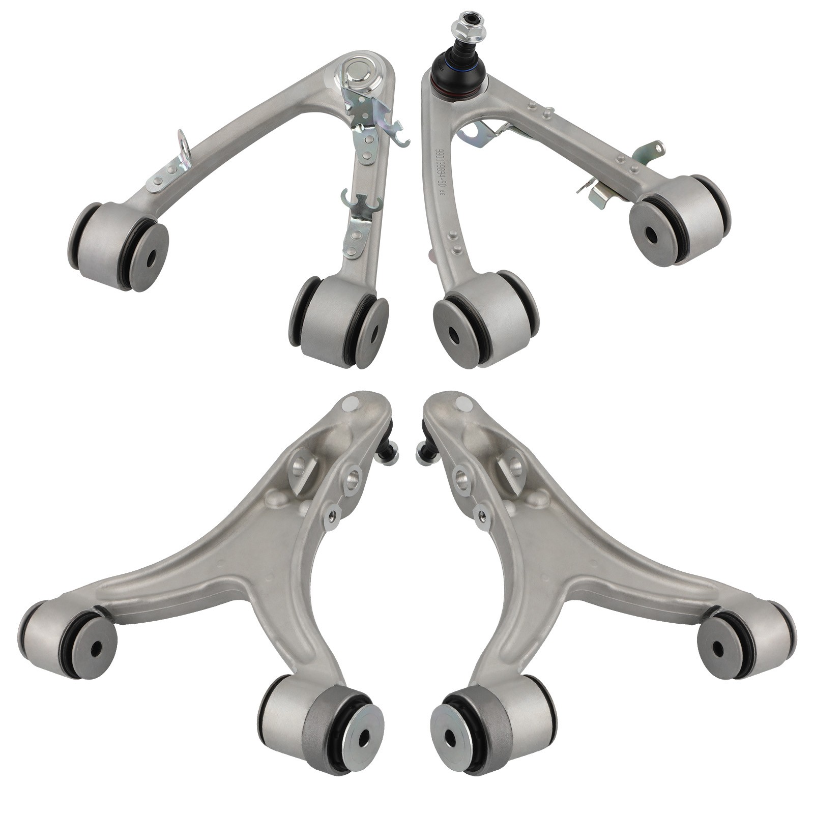 Front Upper Lower Control Arms For 2008-2013 Maserati Quattroporte GranTurismo