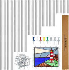 Layout Block System for Stained Glass Panels 16" 12" 8" 6" 3" Pack of 20 Layout