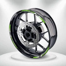 Green 17'' Rim Wheel Sticker Decal Strip Tape P05B For Honda CB650R