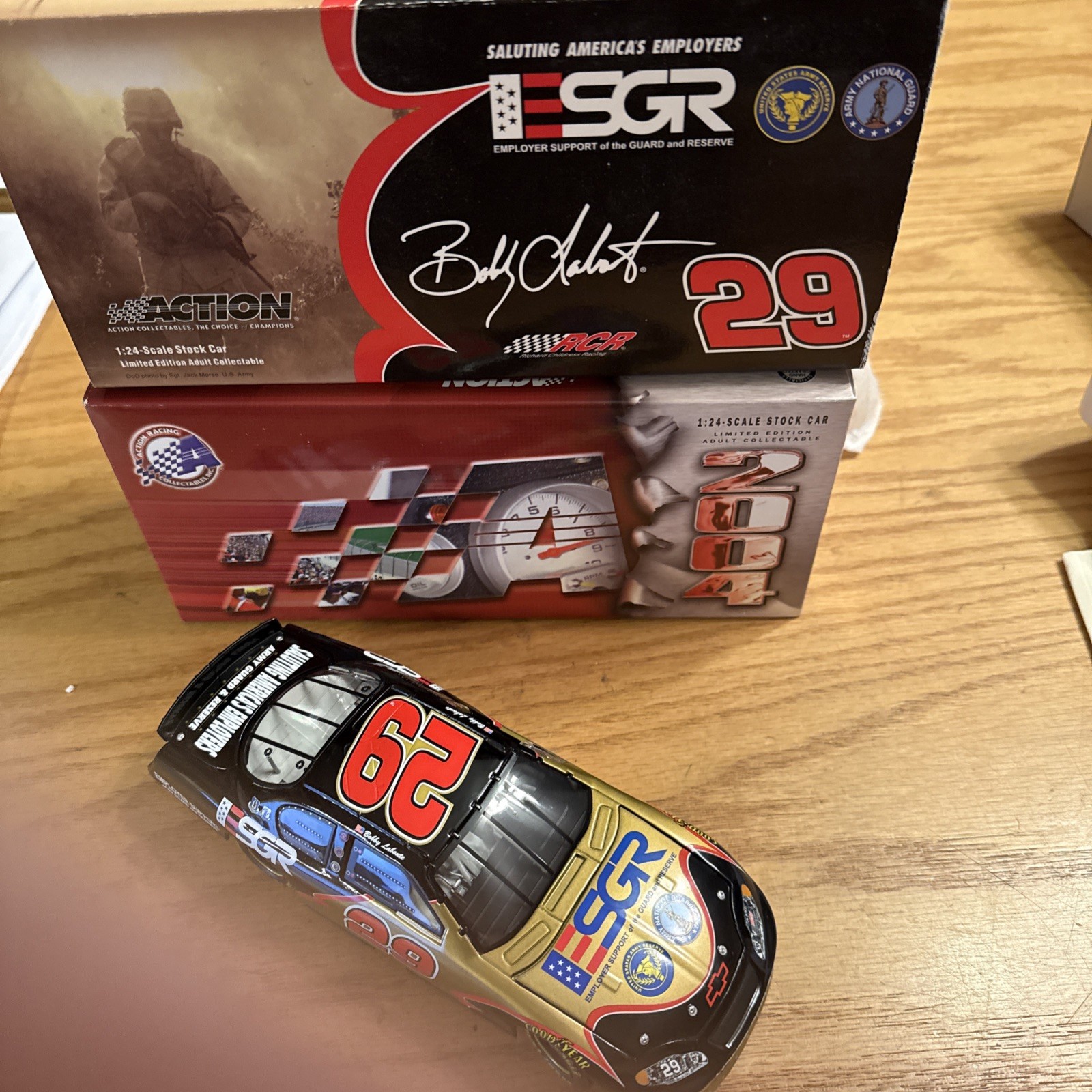 #29 Bobby Labonte, 2004 ESGR Army, Action 1/24 Scale, 1 of 4,824