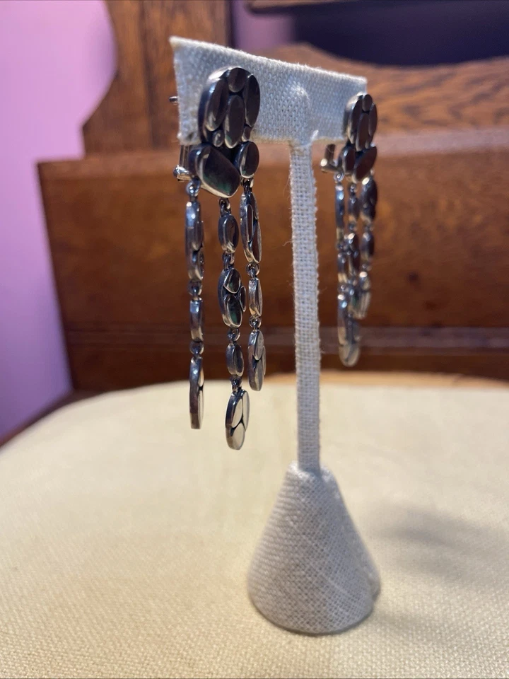 Pendientes de araña vintage John Hardy de plata esterlina Kali Menari difíciles de encontrar usados en excelente estado Foto 4 de 4