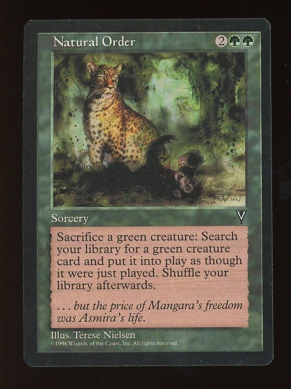 Visions Natural Order ~ MTG/Magic ~ LP+ Condition