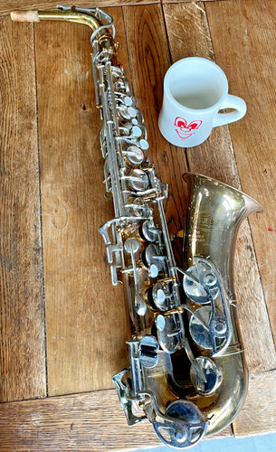 Bundy II Alto Saxophone Selmer Brass USA Student Sax UNTESTED Parts/Repair