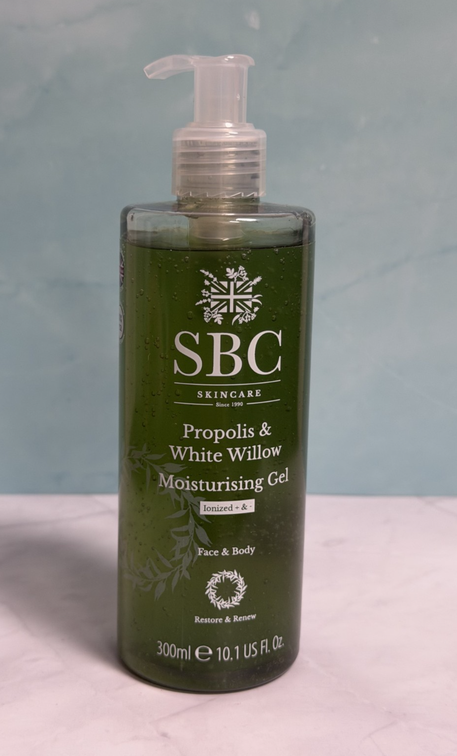 SBC Skincare Propolis & White Willow Moisturising Gel 300ml New RRP £24 Free 🚚