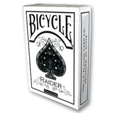 Raider Bicycle Deck (White) by US Playing Card Company