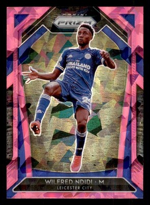 2020-21 Panini Prizm English Pink Ice #128 Wilfred Ndidi