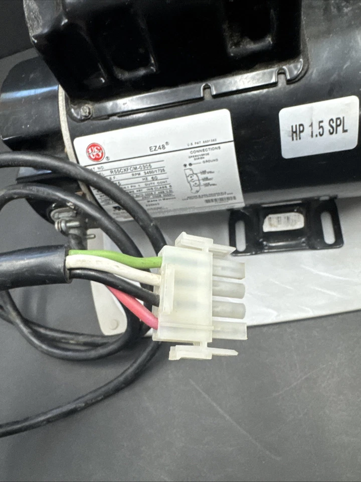 Waterway E-Series 3420610-15 48-Frame 2-Speed Spa Pump 1-1/2HP 115v Center Disch - Image 4 of 4