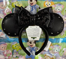 Authentic Disney Parks Pirates of the Caribbean Black Mickey Mouse Ears Headband