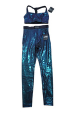 Savage x Fenty Sport Womens M Fast Lane Leggings  Medium Impact Sports Bra Set