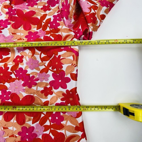 Michael Kors Collection Made In Italy Dicke Seidenmischung Bluse Reißverschluss hinten Größe 12 - Bild 16 von 22