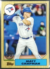 2022 Topps Matt Chapman 1987 Topps Baseball #87TBU-49