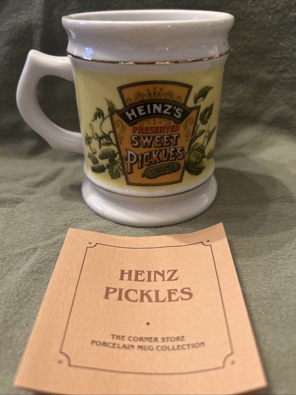 HEINZ SWEET PICKLES Mug Vintage The Corner Store. The Collectors Studio 1982