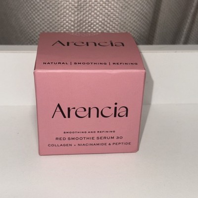 Arencia Red Smoothie Serum 30 Collagen Niacinamide Peptide 50g NIB