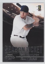 2011 Playoff Contenders Season Tickets Josh Hamilton #1 0a1