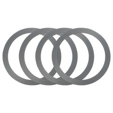 4Pcs Magnetic Adapter Ring, Magnetic Wireless Charger Conversion Kit, Grey