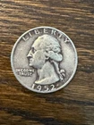 1952-D Washington Quarter 25c - Circulated - 90% Silver