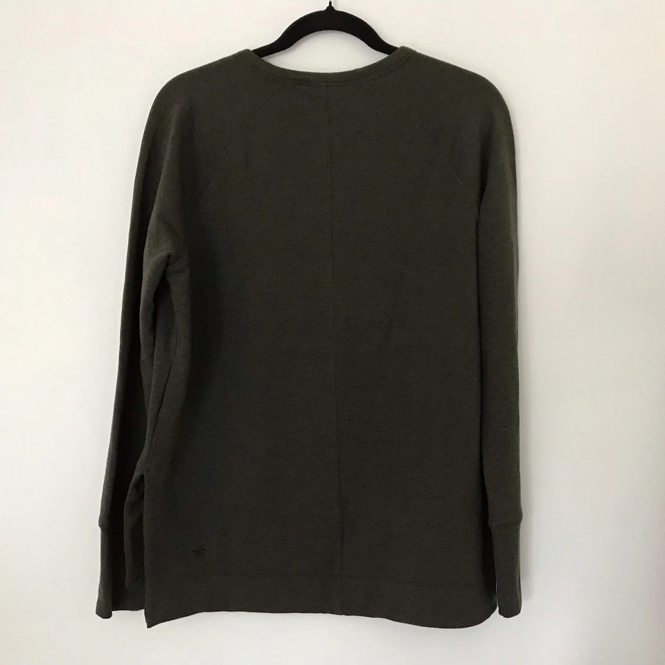 Athleta Women's Athleisure Top Olive Green  Size SP Workout Active Gym  - Image 2 of 4